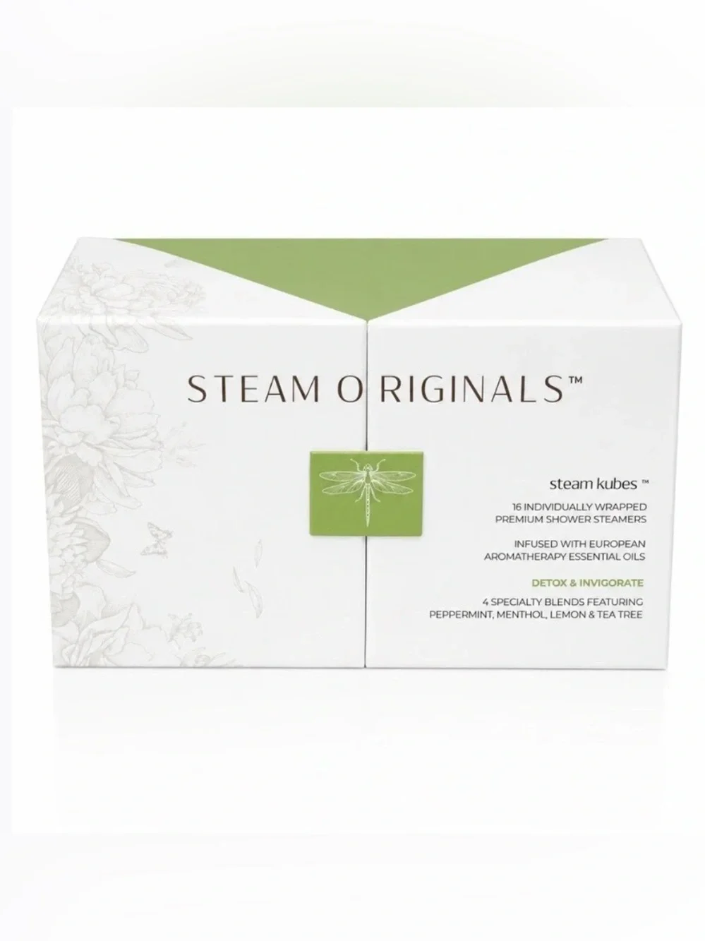 Steam Originals Steam Kubes Detox& Invigorate Shower Steamers - 16 Count